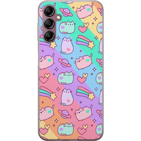 Kompatibelt Mobildeksel til Samsung Galaxy A14 5G Einhorn Katt