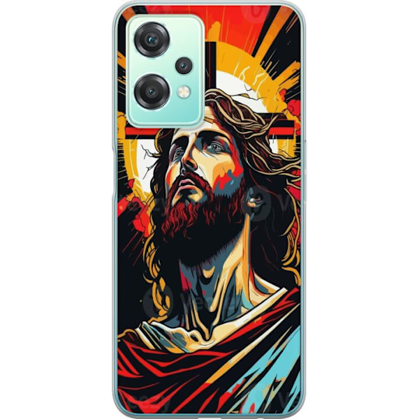 OnePlus Nord CE 2 Lite 5G Läpinäkyvä kuori Jeesus ja Kortti