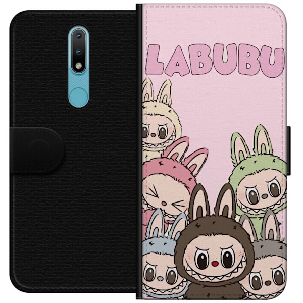 Nokia 2.4 Plånboksfodral Labubu Classics