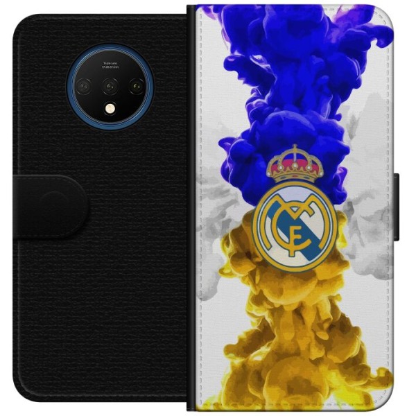 OnePlus 7T Lompakkokotelo Real Madrid Värit