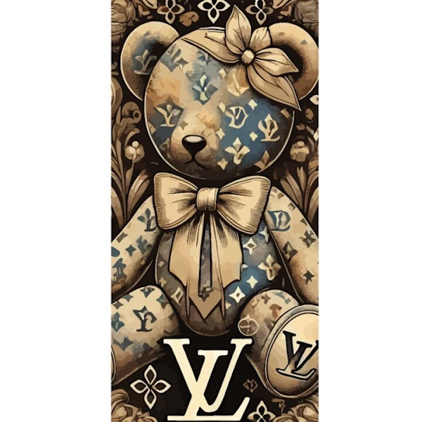 Apple iPhone 13 Pro Lompakkokotelo Teddy Vuitton