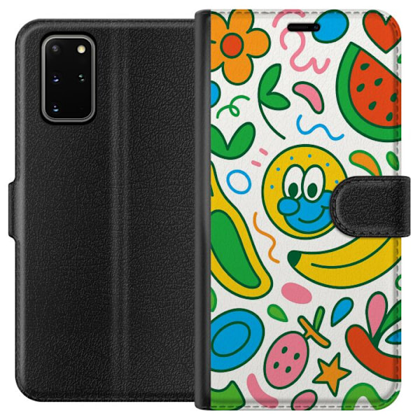 Samsung Galaxy S20+ Tegnebogsetui Sommerfugle Slør