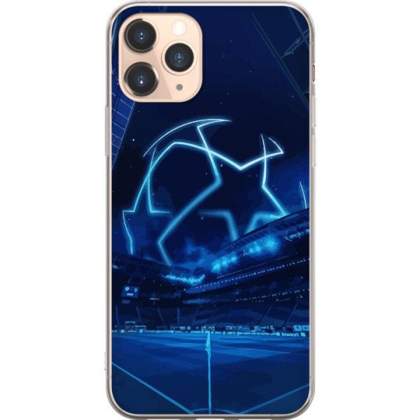 Apple iPhone 11 Pro Gjennomsiktig deksel Blå Fotball