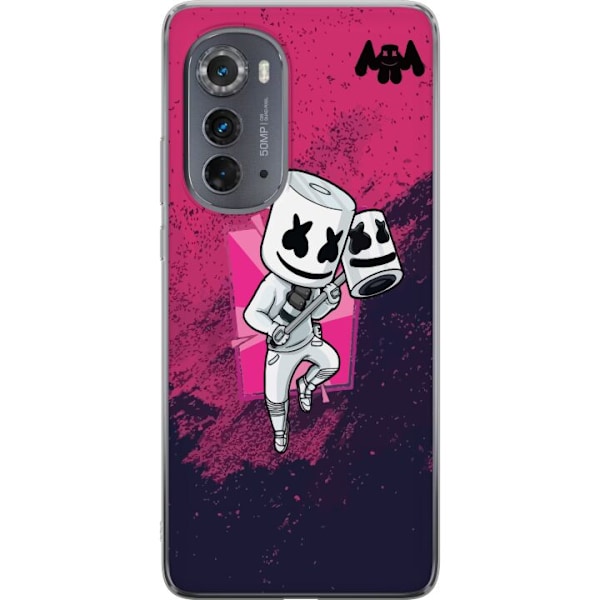 Motorola Edge (2022) Läpinäkyvä kuori Marshmello Fortnite S