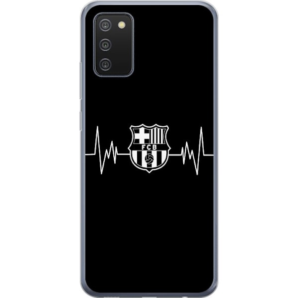 Samsung Galaxy A02s Gennemsigtig cover FCB BARCA