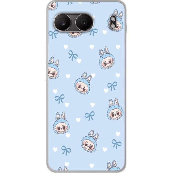 OnePlus Nord 4 Läpinäkyvä kuori Labubu Tuli Henki