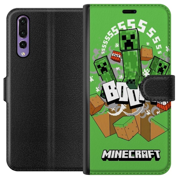 Huawei P20 Pro Plånboksfodral Minecraft Boom