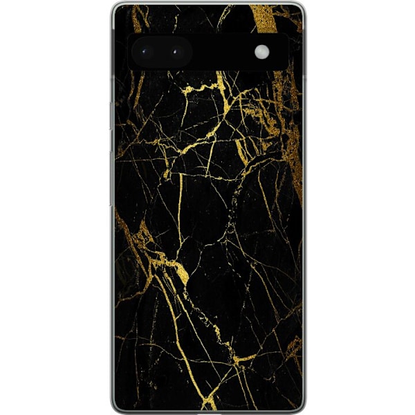 Google Pixel 6a Läpinäkyvä kuori Marmori