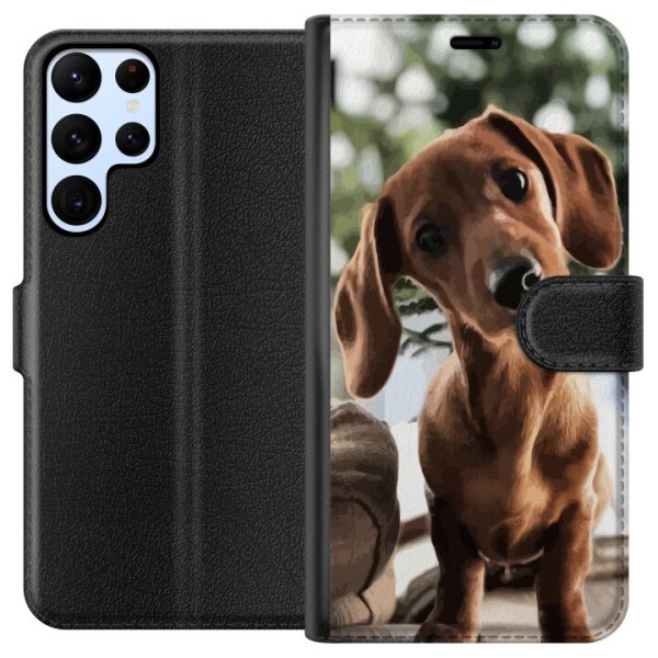 Samsung Galaxy S22 Ultra 5G Lommeboketui Yngre Hund