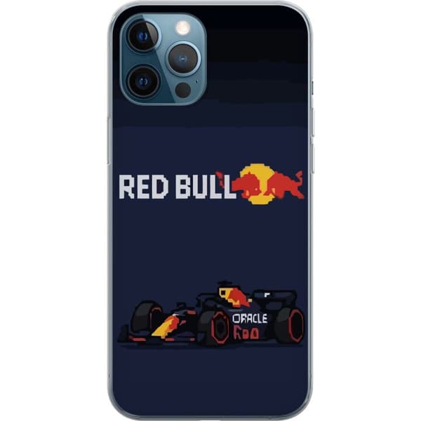 Kompatibelt Mobildeksel til Apple iPhone 12 Pro Pixelracer i retrostil svart