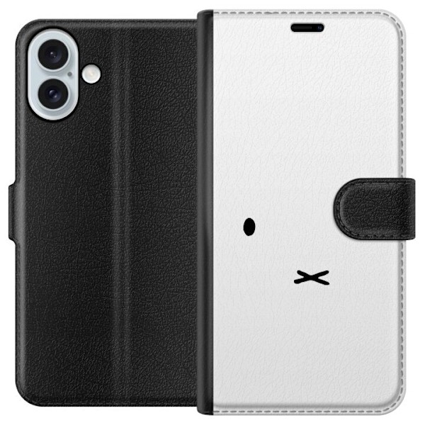 Apple iPhone 16 Plus Lompakkokotelo Miffy