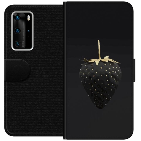 Huawei P40 Pro Lommeboketui Luksuriøs Jordbær