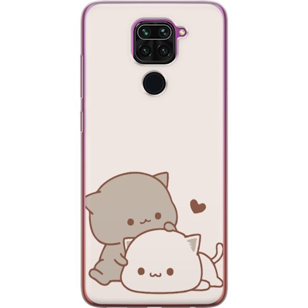 Xiaomi Redmi Note 9 Gennemsigtig cover Kawaii Søde Katte