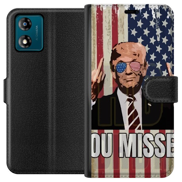 Motorola Moto E13 Lompakkokotelo Trump