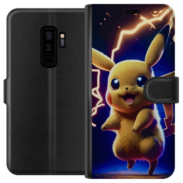 Kompatibel Tegnebogsetui til Samsung Galaxy S9+ Pikachu