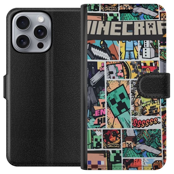 Apple iPhone 16 Pro Max Lompakkokotelo Minecraft Taide