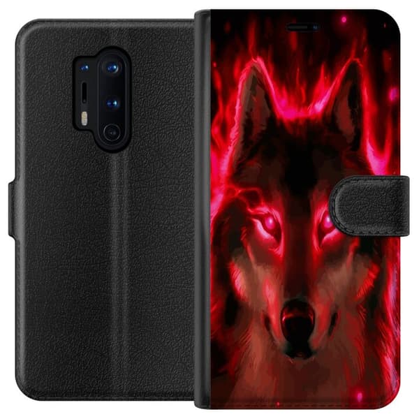 Kompatibelt Plånboksfodral till OnePlus 8 Pro Varg