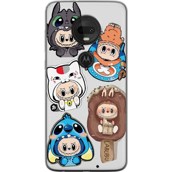 Motorola Moto G7 Läpinäkyvä kuori Labubu hahmokokoelma - Po