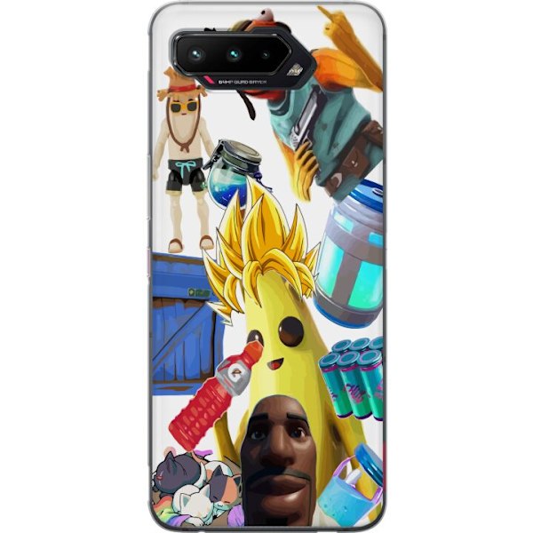 Asus ROG Phone 5 Gennemsigtig cover Fortnite