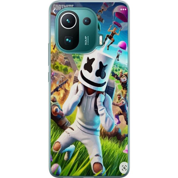 Xiaomi Mi 11 Pro Läpinäkyvä kuori Fortnite