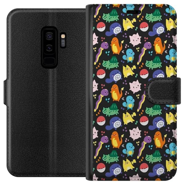Kompatibel Tegnebogsetui til Samsung Galaxy S9+ Pokemon