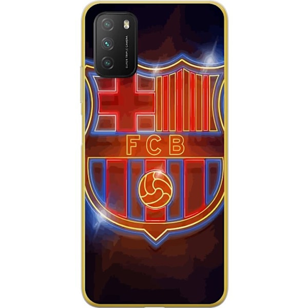 Xiaomi Poco M3  Genomskinligt Skal FC Barcelona