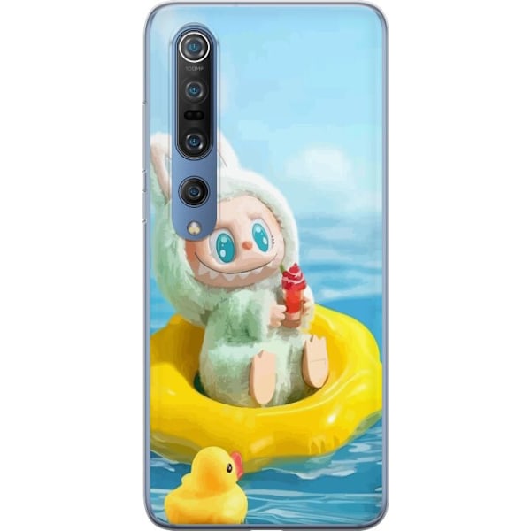 Xiaomi Mi 10 Pro 5G Gennemsigtig cover Labubu Stripe Attack -