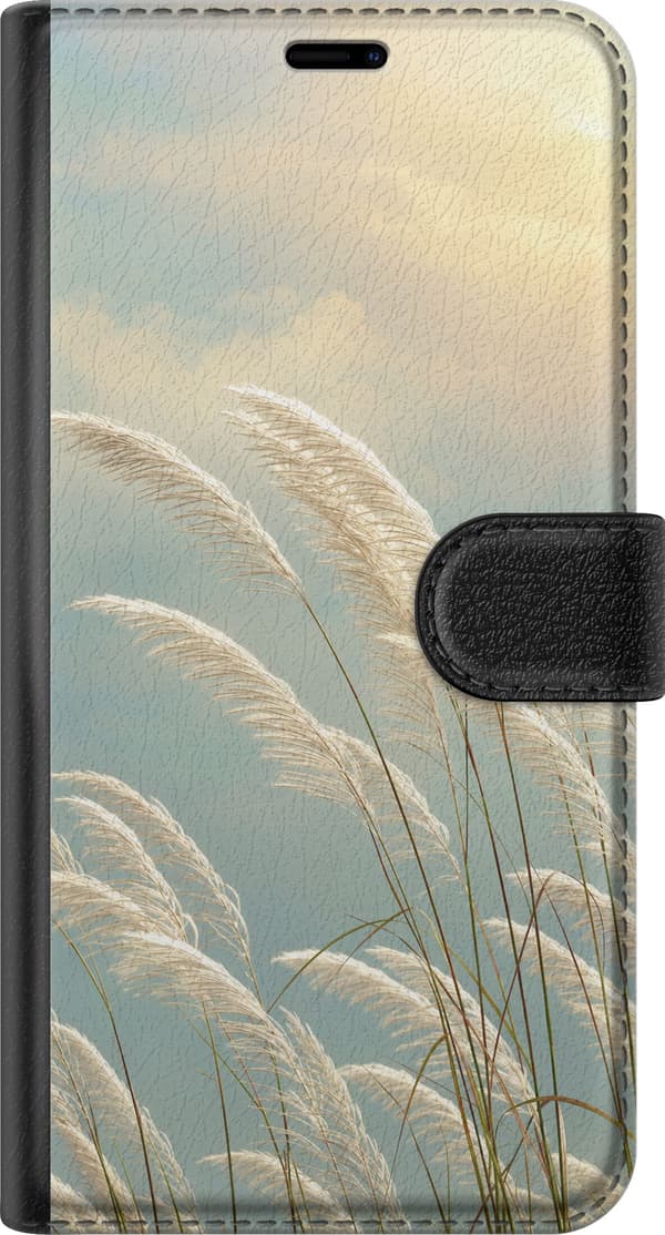 Kompatibelt Lommeboketui til Apple iPhone SE (2020) Beige pampasgress beige
