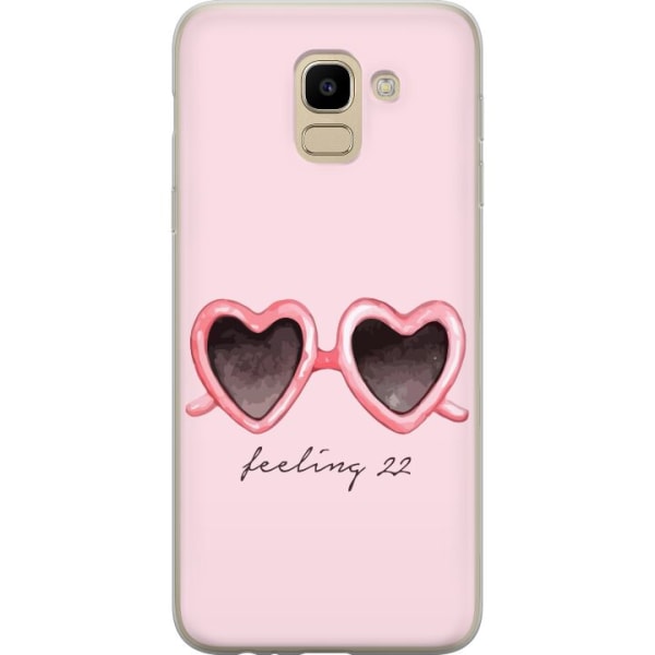 Samsung Galaxy J6 Gennemsigtig cover Taylor Swift - Feeling 22