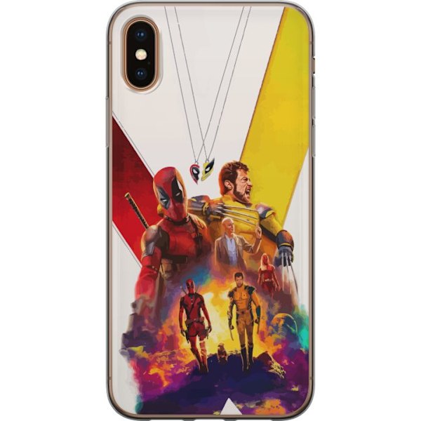 Apple iPhone XS Max Läpinäkyvä kuori Wolverine Deadpool