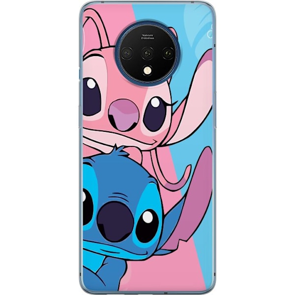 OnePlus 7T Gjennomsiktig deksel Stitch & Angel