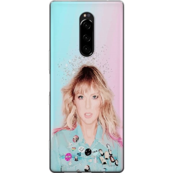 Sony Xperia 1 Gennemsigtig cover Taylor Swift Poesi