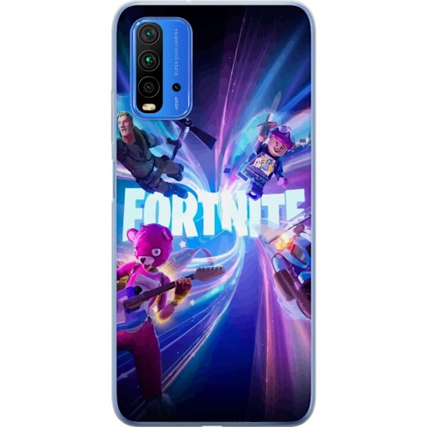 Xiaomi Redmi Note 9 4G Gennemsigtig cover Fortnite