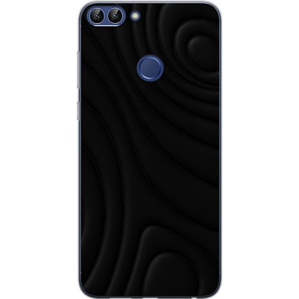 Huawei P smart Läpinäkyvä kuori Tummat Aallot