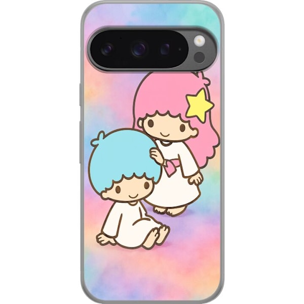 Google Pixel 9 Pro XL Gennemsigtig cover Kawaii Sanrio Kiki Lola Little Twin Stars