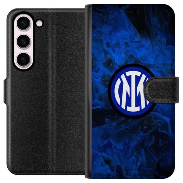 Kompatibelt Plånboksfodral till Samsung Galaxy S23 Inter Milan