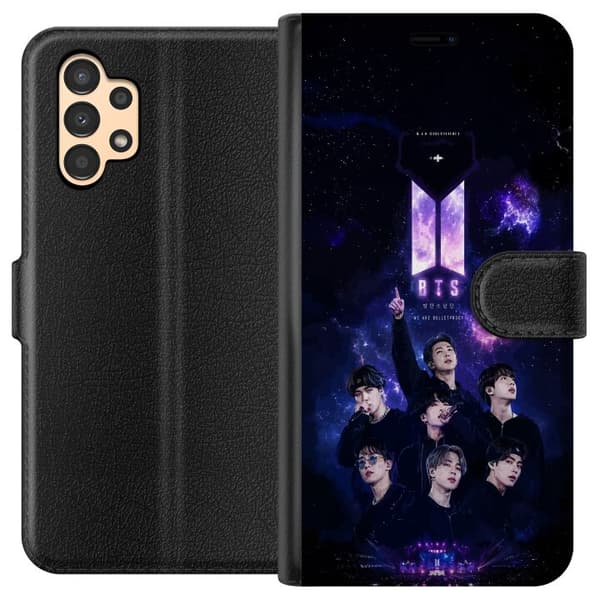 Kompatibelt Plånboksfodral till Samsung Galaxy A13 BTS lila