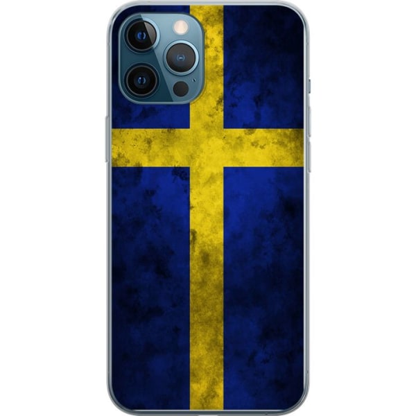 Apple iPhone 12 Pro Max Cover / Mobilcover - Sverige Flag