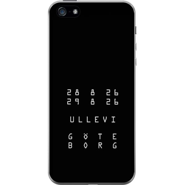 Kompatibelt Mobildeksel til Apple iPhone 5 Ullevi Göteborg 2026 hvit