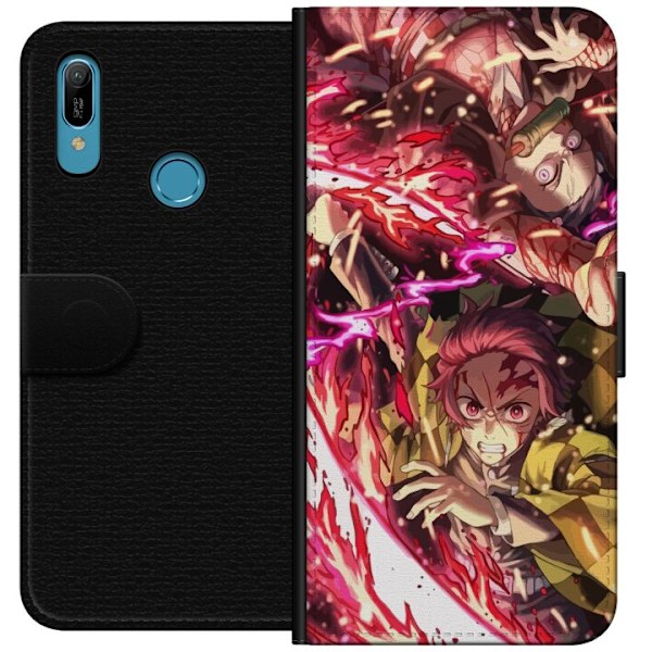 Huawei Y6 (2019) Tegnebogsetui Demon Slayer