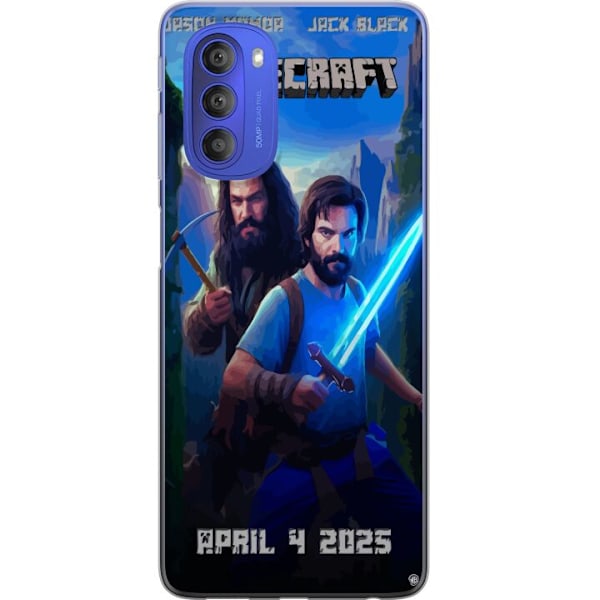 Motorola Moto G51 5G Läpinäkyvä kuori Minecraft-elokuva