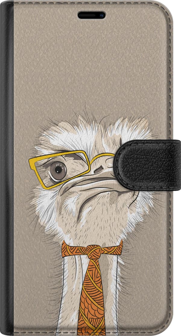 Kompatibelt Lommeboketui til Apple iPhone 11 Beige strutseprofessor beige