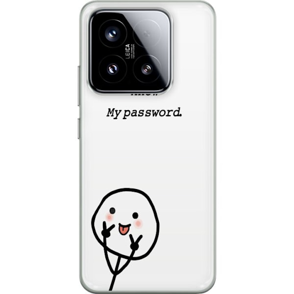 Xiaomi 15 Genomskinligt Skal You Don’t Know My Password – edgy textmotiv med attityd