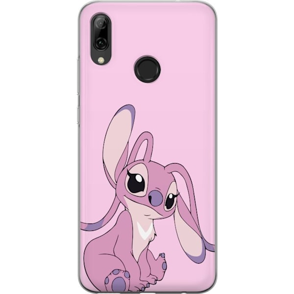 Huawei P smart 2019 Genomskinligt Skal Stitch rosa