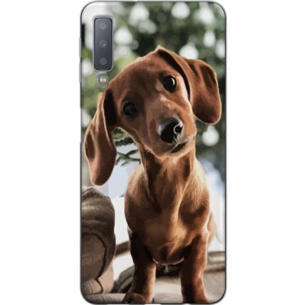 Samsung Galaxy A7 (2018) Genomskinligt Skal Yngre Hund