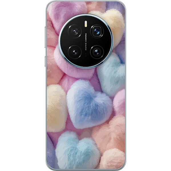 Honor Magic7 Pro Läpinäkyvä kuori Sydämet Rakkaus Graafinen Suunnittelu Romanttinen Teema Suosittu Symboli Graafinen Malli Koristelu
