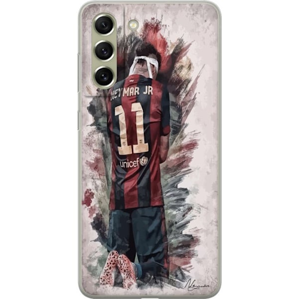 Samsung Galaxy S21 FE 5G Läpinäkyvä kuori Neymar