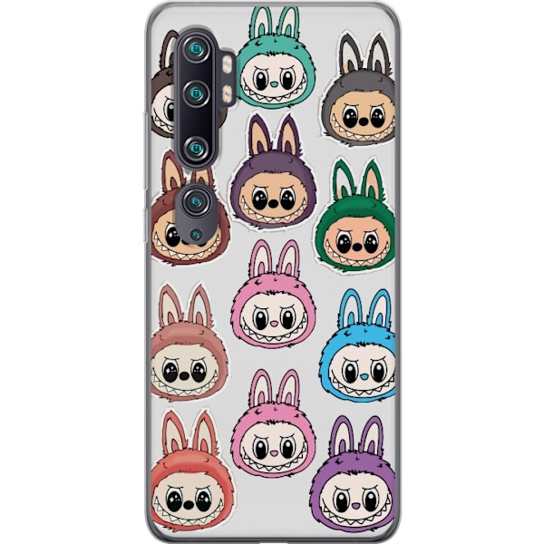 Xiaomi Mi Note 10 Läpinäkyvä kuori Labubu Macaron Monster -