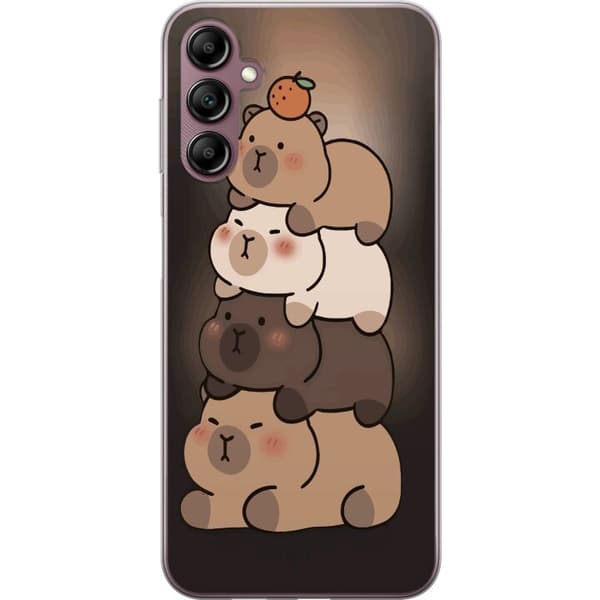 Kompatibelt Mobildeksel til Samsung Galaxy A14 5G Capybara Kawaii Søt Dyrefigur