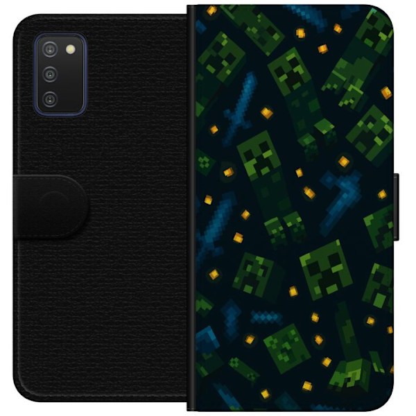 Samsung Galaxy A03s Lompakkokotelo Minecraft Dungeons Mob